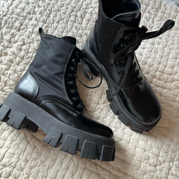 Marc Fisher Happy Combat Boot - Picture 3 of 6